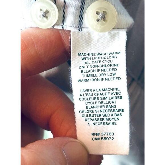 Perry Ellis Men’s XL Slim Fit Classic Button Down Long Sleeve Plaid Casual Shirt - Picture 9 of 9